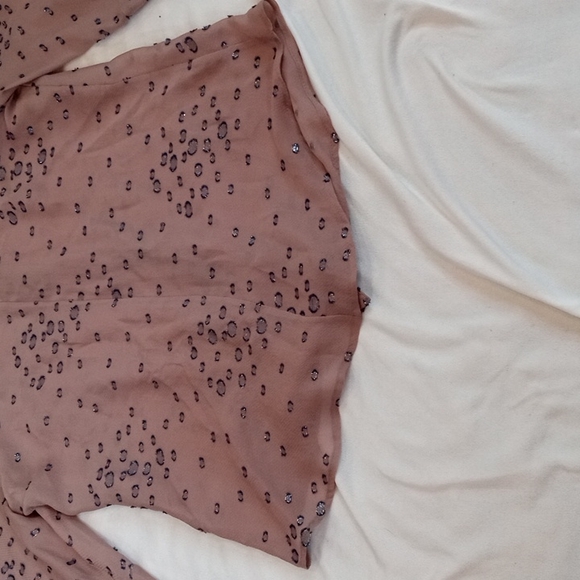 Vtg Tuleh Silk Blouse Italy S Mauve - Picture 8 of 10